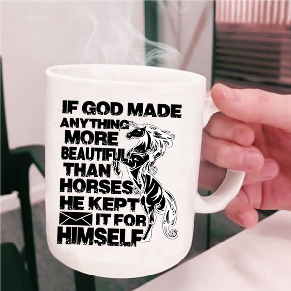I Love Horses Coffee Mug, My Horses Cup