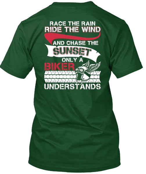 Only A Biker Understand T Shirt, Ride The Wind T Shirt