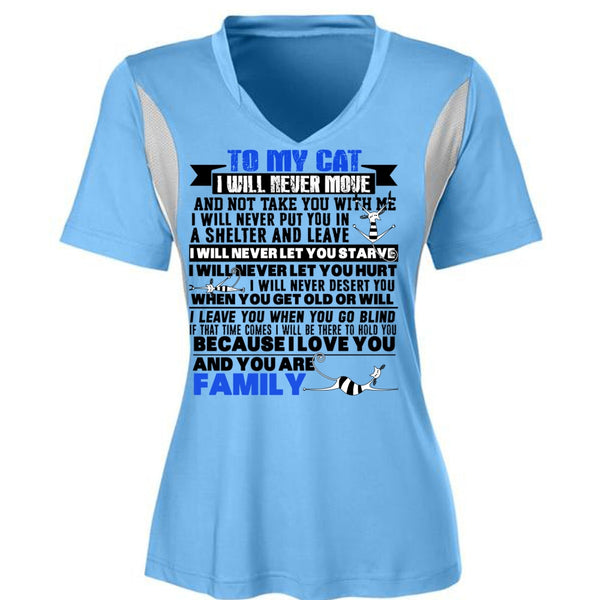 To My Cat I Will Never Move T Shirt, I Love My Cat T Shirt, Awesome T-Shirts
