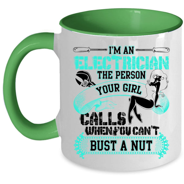 Awesome Electricians Coffee Mug, I'm An Electrician Accent Mug