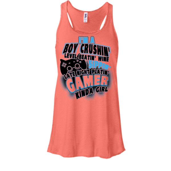 I'm A Boy Crushin' T Shirt, Coolest Gaming Girl Tank Top