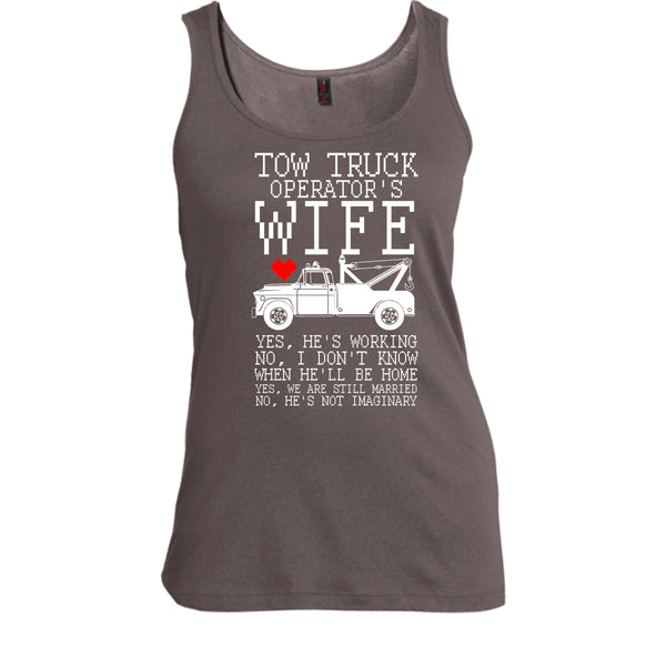 Tow Truck Operator's Wife T Shirt, I'm A Truck Operator's Wife T Shirt, Cool T Shirt