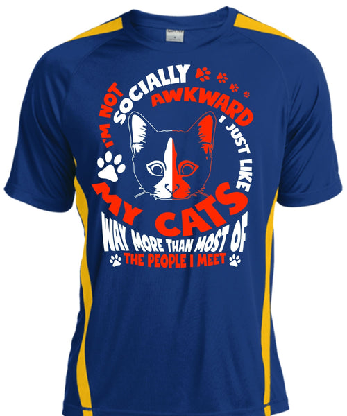 I Just Like My Cats T Shirt, I'm Not Socially Awkward T Shirt, Cool Shirt