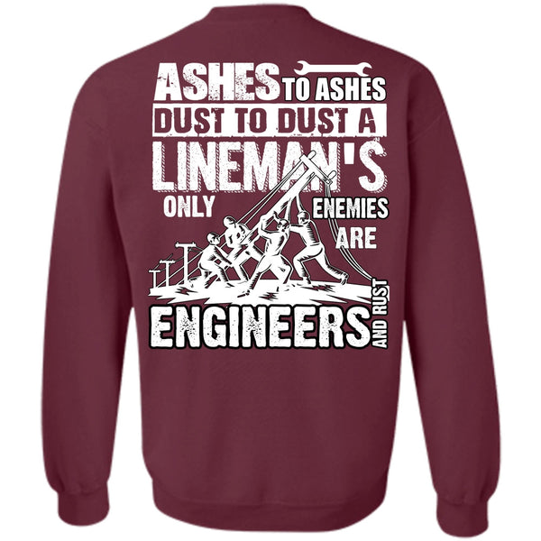 Engineers And Rust T Shirt, I Love Lineman Sweatshirt