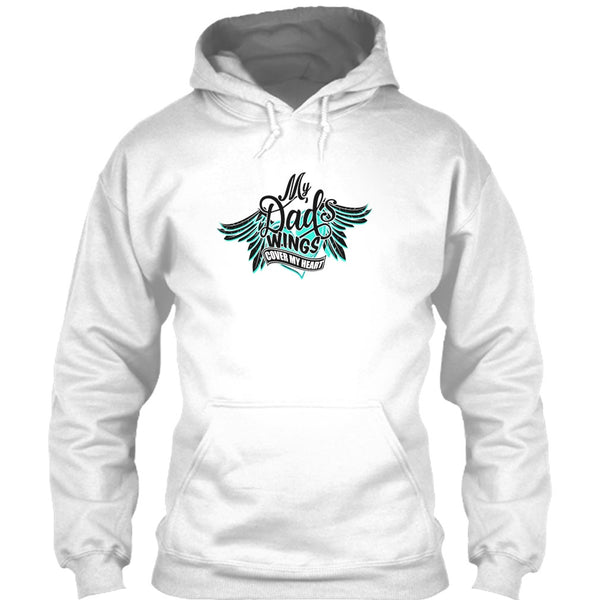 My Dad Wing's Cover My Heart T Shirt, I Love My Dad T Shirt