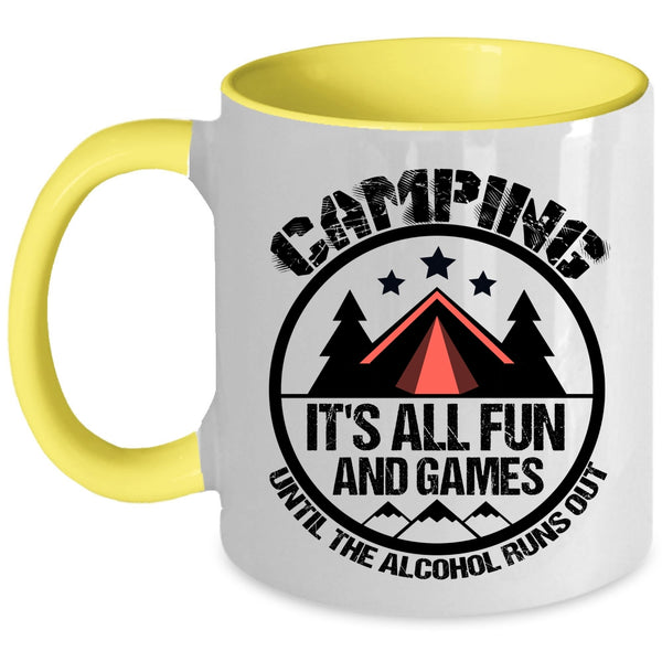 It's All Fun And Games Coffee Mug, Camping Accent Mug