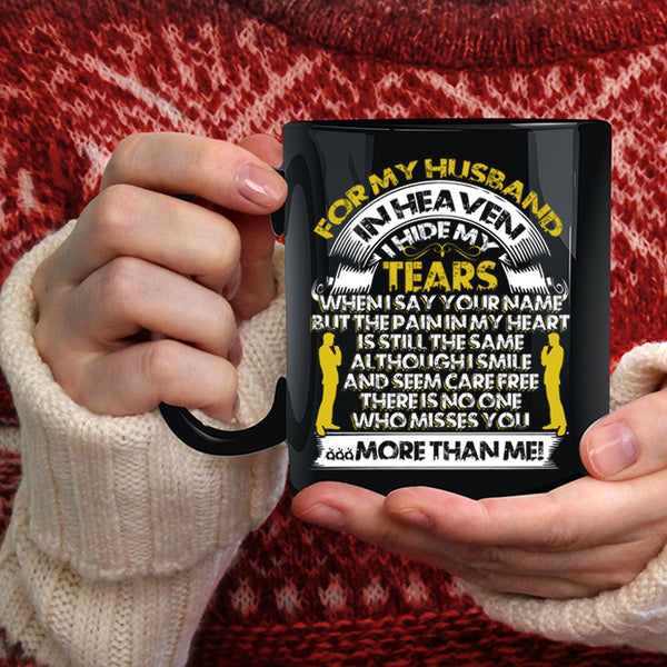 For My Husband In Heaven Coffee Mug, Cool Just Married Coffee Cup