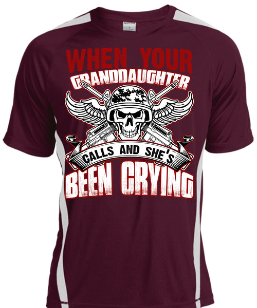 When Your Granddaughter Calls T Shirt, Being A Grandkid T Shirt, Cool Shirt