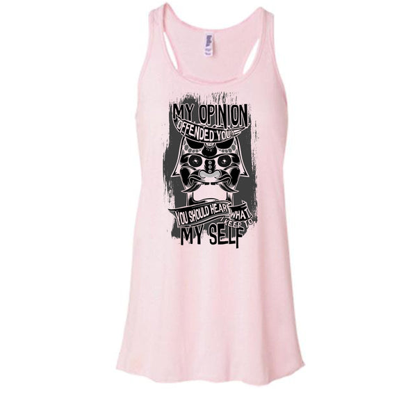 My Opinion Offended You? T Shirt, Coolest Shooter Tank Top