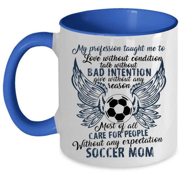 Awesome Soccer Mom Coffee Mug, Soccer Mom Accent Mug