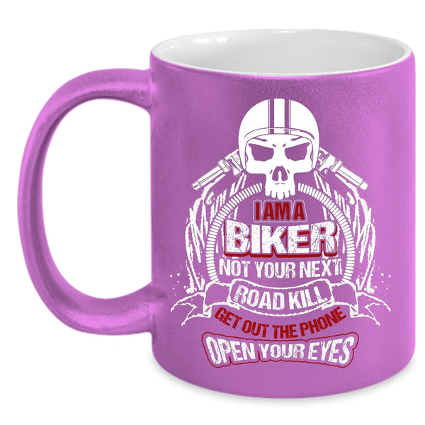 I Am A Biker Coffee Mug, Awesome Gift For Biker Coffee Cup