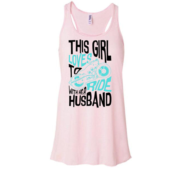 This Girl Loves To Ride With Her Husaband T Shirt, Rider Partners T Shirt, Awesome t-shirts