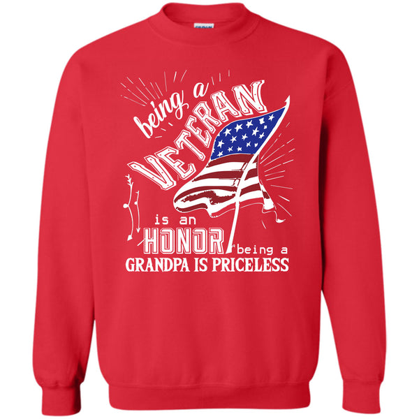Being A Grandpa Is Princess T Shirt, Coolest Veteran Grandpa Sweatshirt