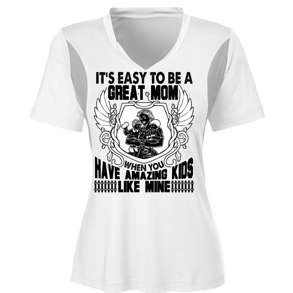 It's Easy To Be A Great Mom T Shirt, I Love Mom T Shirt, Awesome T-Shirts