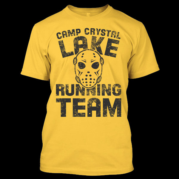 A black t-shirt with the shopify logo