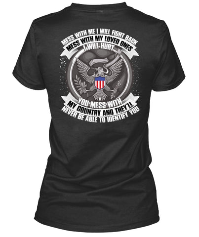 A black t-shirt with the shopify logo