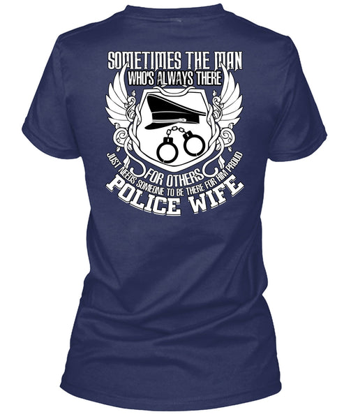 Proud Police Wife T Shirt, Being A Police T Shirt