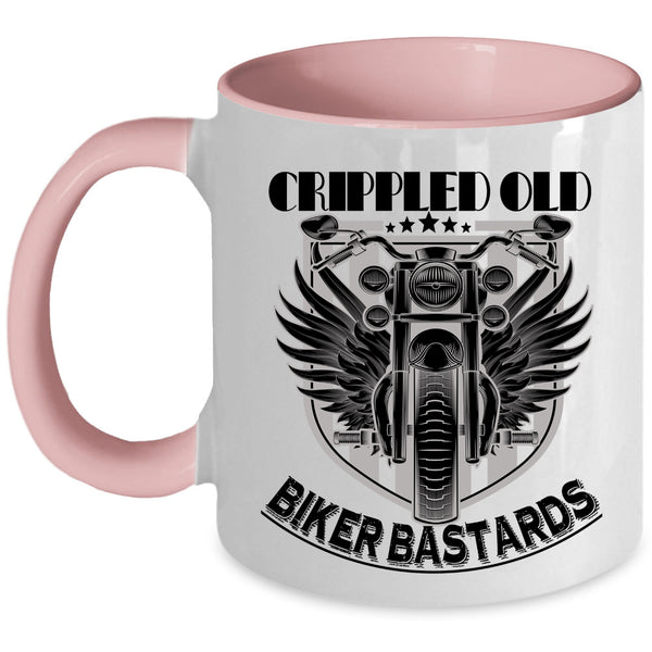 Biker Bastards Coffee Mug, Crippled Old Accent Mug