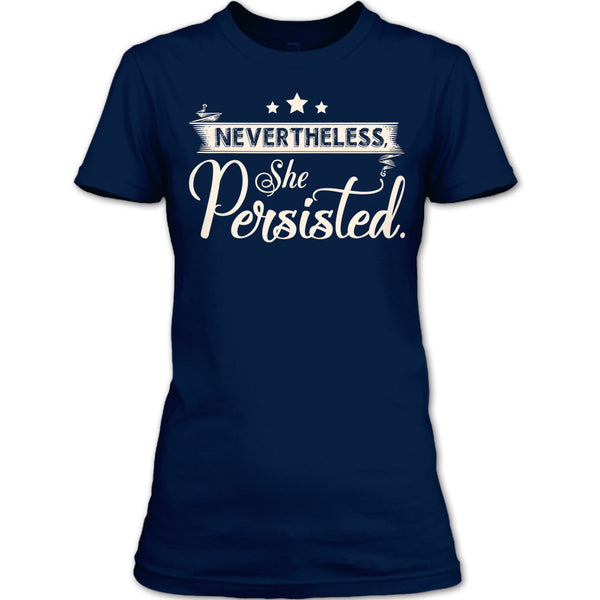 A black t-shirt with the shopify logo