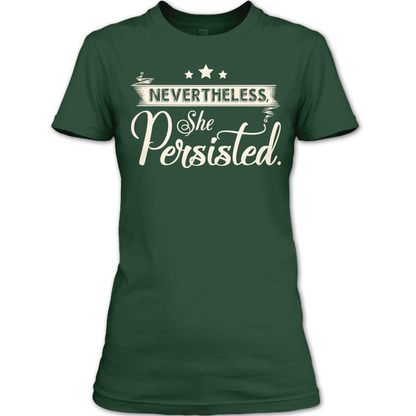 A black t-shirt with the shopify logo