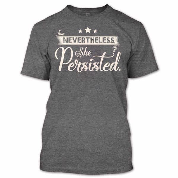 A black t-shirt with the shopify logo