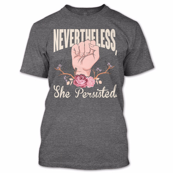 A black t-shirt with the shopify logo