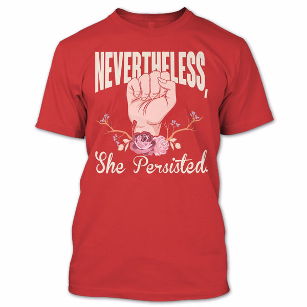 A black t-shirt with the shopify logo