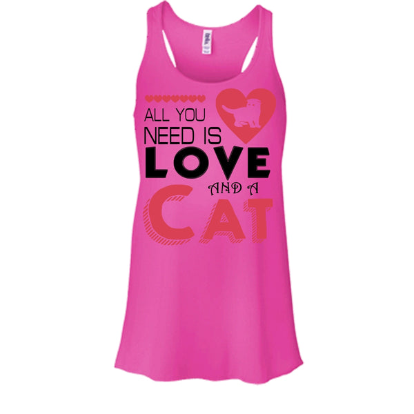 All You Need Is Love And A Cat Shirt, Cat Lover Shirt