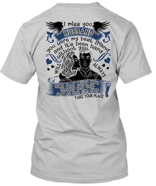 I Miss You Husband T Shirt, I Love Husband T Shirt