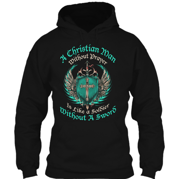 A black t-shirt with the shopify logo