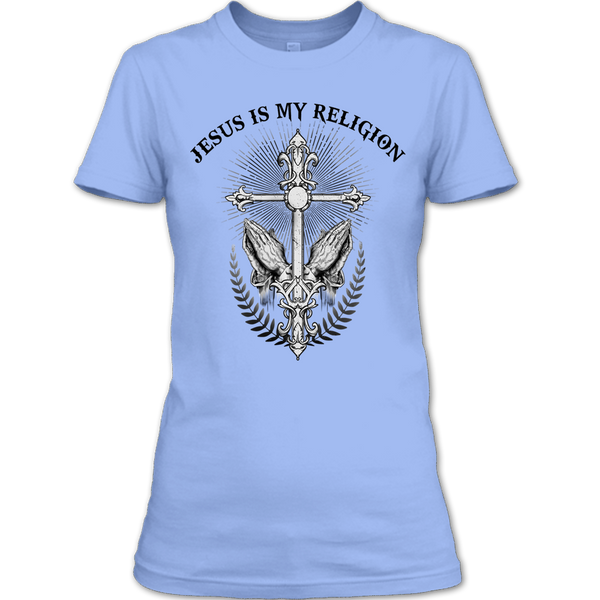 A black t-shirt with the shopify logo