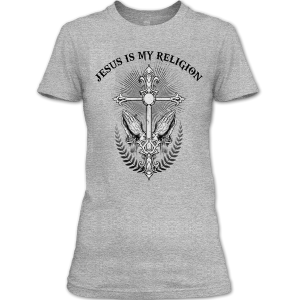 A black t-shirt with the shopify logo