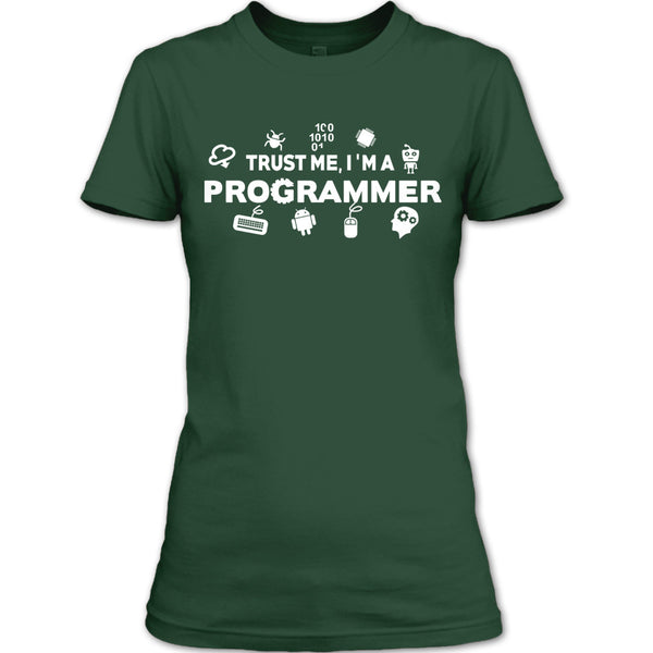 A black t-shirt with the shopify logo