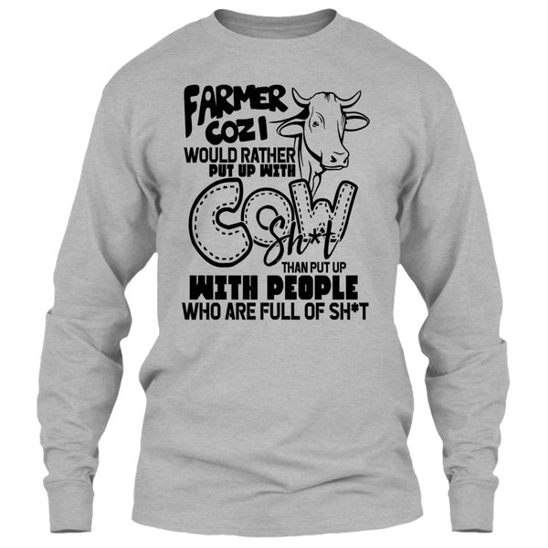 Farmer Cozi T Shirt, Coolest Farmer T Shirt