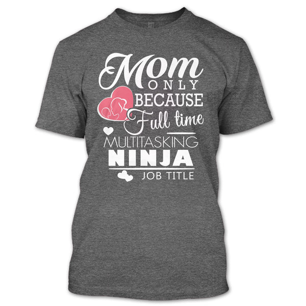 A black t-shirt with the shopify logo