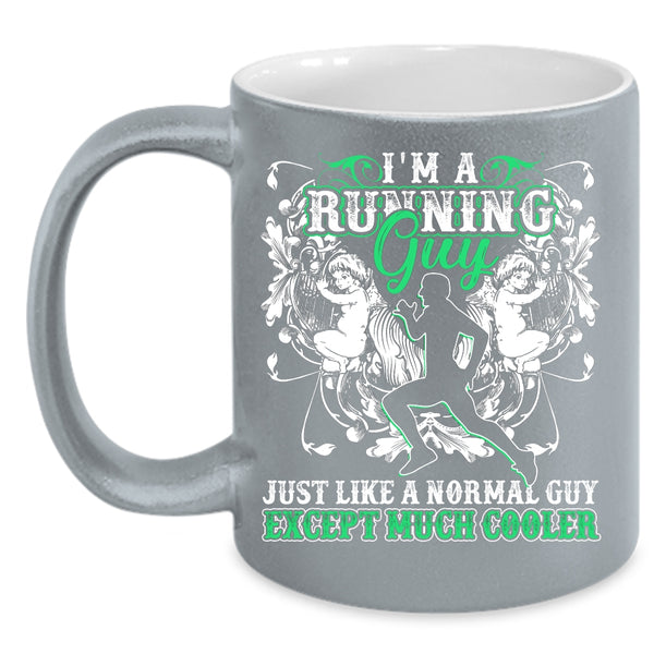 I'm A Running Guy Coffee Mug, Cool Gift For Running Guy Coffee Cup