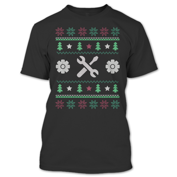 A black t-shirt with the shopify logo