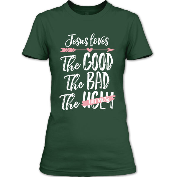 A black t-shirt with the shopify logo