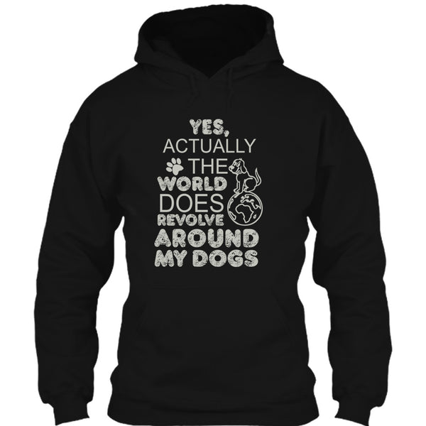 A black t-shirt with the shopify logo