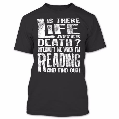 A black t-shirt with the shopify logo