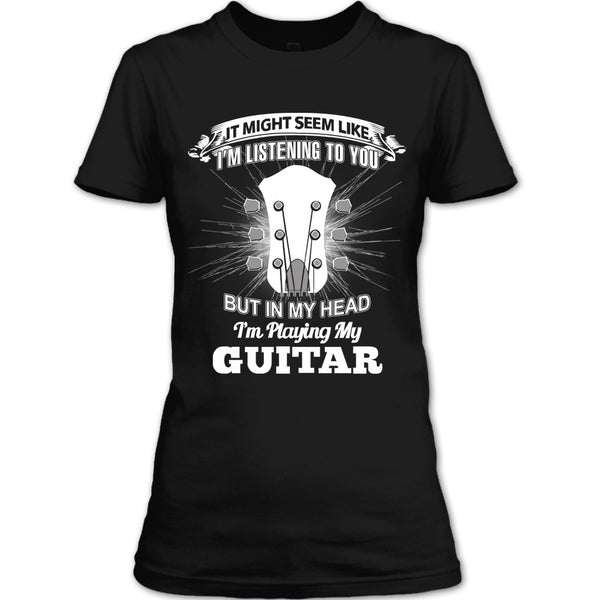 A black t-shirt with the shopify logo