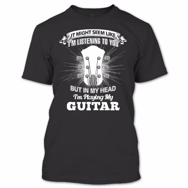 A black t-shirt with the shopify logo