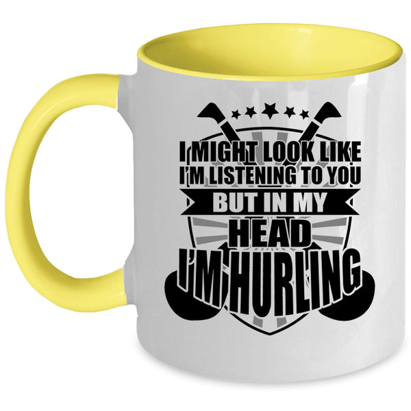 I'm Hurling Coffee Mug, In My Head I'm Hurling Accent Mug