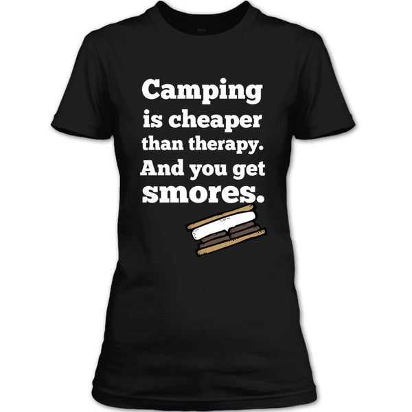 A black t-shirt with the shopify logo