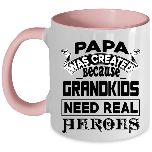 Awesome Gift For Papa Coffee Mug, Papa Accent Mug