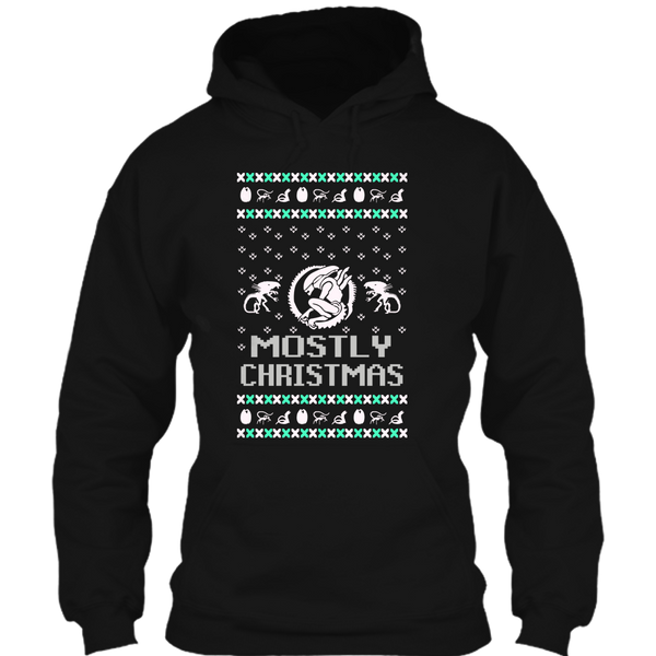 A black t-shirt with the shopify logo