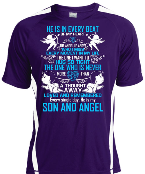 Beat Of My Heart T Shirt, Son And Angel T Shirt, Cool Shirt