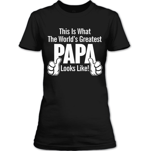 A black t-shirt with the shopify logo