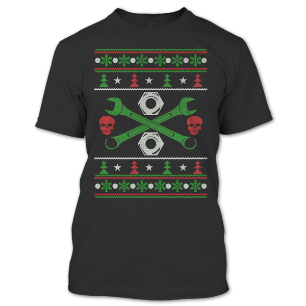 A black t-shirt with the shopify logo