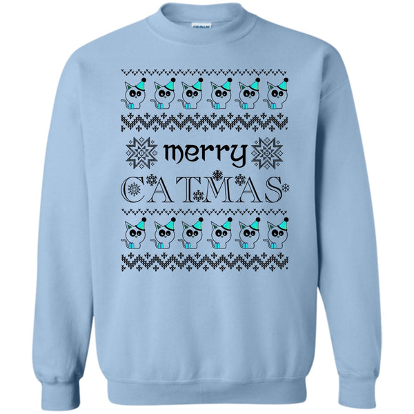 Merry Christmas Gift T Shirt, Merry Catmas Sweatshirt